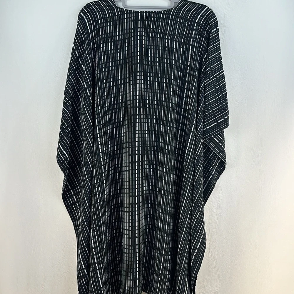 Vince 100% Silk Poncho Dress - Picture 9 of 13